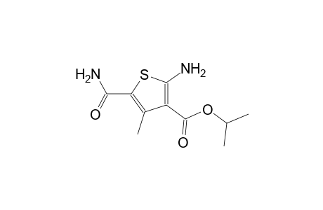Isopropyl 2-amino-5-(aminocarbonyl)-4-methyl-3-thiophenecarboxylate