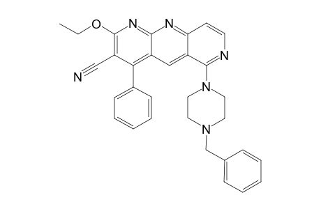 3-Cyano-2-ethoxy-4-phenyl-6-(4-benzylpiperazino)-1,7,10-antyridine