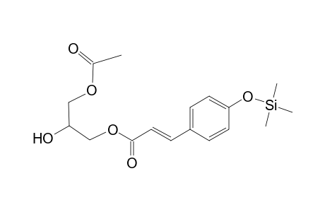 Glycerol <1-acetyl-3-p-coumaroyl->, mono-TMS
