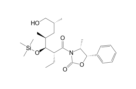 (4R,5S)-3-[(2R,3S,4S,6R)-2-ethyl-4,6-dimethyl-7-oxidanyl-3-trimethylsilyloxy-heptanoyl]-4-methyl-5-phenyl-1,3-oxazolidin-2-one