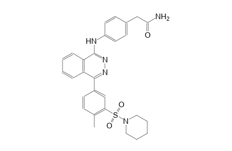 2-[4-({4-[4-methyl-3-(1-piperidinylsulfonyl)phenyl]-1-phthalazinyl}amino)phenyl]acetamide