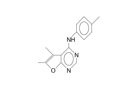 5,6-Dimethyl-N-(4-tolyl)-furo(2,3-)dipyrimidin-4-amine