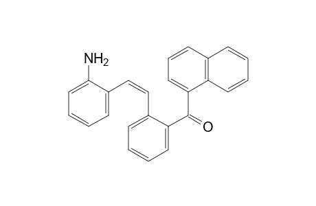 Methanone, [2-[2-(2-aminophenyl)ethenyl]phenyl]-1-naphthalenyl-