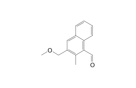1-Naphthalenecarboxaldehyde, 3-(methoxymethyl)-2-methyl-