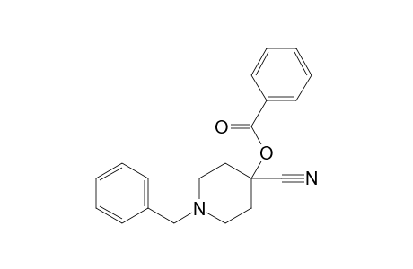 1-Benzyl-4-cyanopiperidin-4-yl benzoate