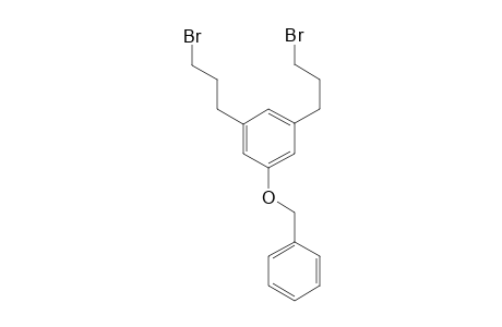 1,3-Bis(3-bromopropyl)-5-benzyloxybenzene