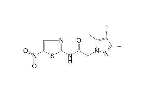 2-(4-iodanyl-3,5-dimethyl-pyrazol-1-yl)-N-(5-nitro-1,3-thiazol-2-yl)ethanamide