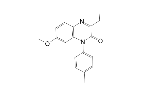 3-Ethyl-7-methoxy-1-(4-methylphenyl)quinoxalin-2(1H)-one