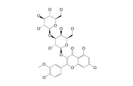 ISORHAMNETIN-3-O-BETA-D-GLUCOPYARNOSYL-(1->3)-BETA-D-GALACTOPYRANOSIDE