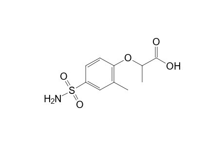 2-[(4-sulfamoyl-o-tolyl)oxy]propionic acid