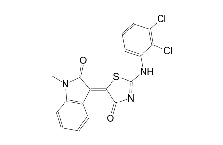 2H-indol-2-one, 3-(2-[(2,3-dichlorophenyl)amino]-4-oxo-5(4H)-thiazolylidene)-1,3-dihydro-1-methyl-, (3Z)-