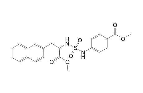Methyl 4-[[[(1'-Methoxycarbonyl)-2'-(naphthalen-2"-yl)ethyl]amino}sulfonyl]amino}benzene-1-carboxylate