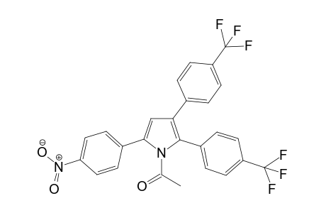 1-{2,3-Bis[4-(trifluoromethyl)phenyl]-5-(4-nitrophenyl)-1H-pyrrol-1-yl}ethanone