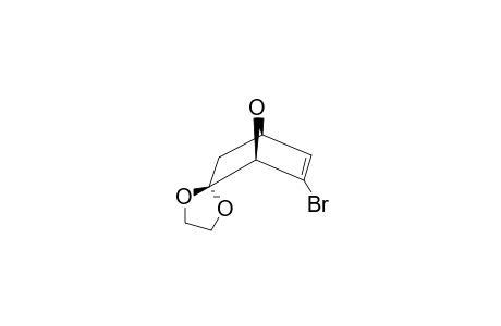 (+/-)-2-BROMO-6,6-(ETHYLENEDIOXY)-7-OXABICYCLO-[2.2.1]-HEPT-2-ENE