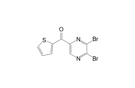 (5,6-dibromopyrazin-2-yl)(thiophen-2-yl)methanone