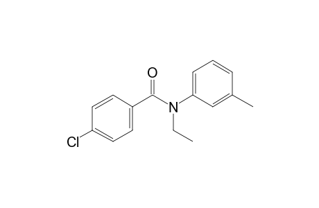 Benzamide, N-ethyl-N-(3-methylphenyl)-4-chloro-