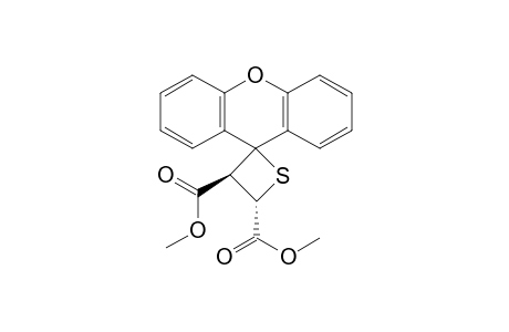 Spiro[thietan-2,9'-xanthen]-trans-dicarboxylic acid-(3,4)-dimethylester