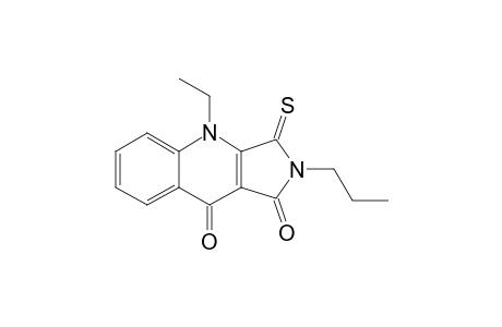 4-ETHYL-2,3-DIHYDRO-2-PROPYL-3-THIOXO-PYRROLO-[3,4-B]-QUINOLINE-1,9-DIONE