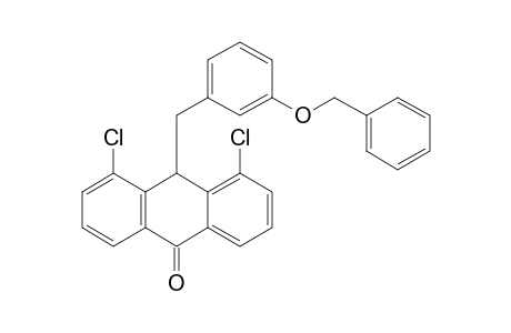 10-(3-Benzyloxybenzyl)-4,5-dichloro-10H-anthracen-9-one