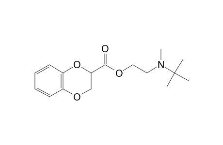 1,4-Benzodioxin-2-carboxylic acid, 2,3-dihydro-, 2-[(1,1-dimethylethyl)methylamino]ethyl ester