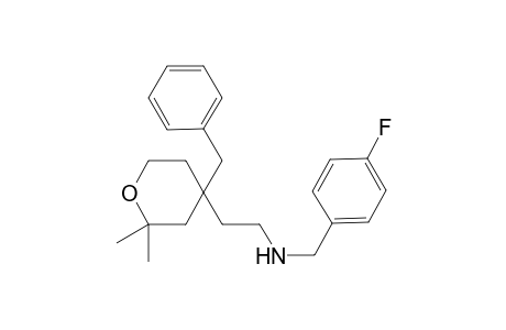 2-(4-Benzyl-2,2-dimethyltetrahydro-2H-pyran-4-yl)-N-(4-fluorobenzyl)ethanamine