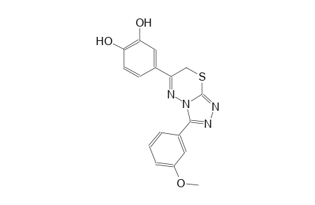4-[3-(3-methoxyphenyl)-7H-[1,2,4]triazolo[3,4-b][1,3,4]thiadiazin-6-yl]-1,2-benzenediol