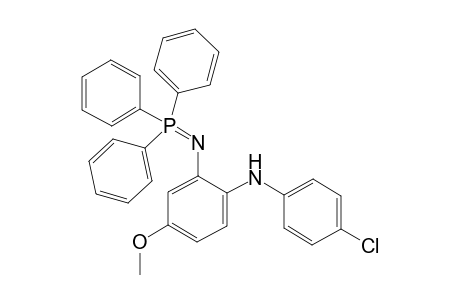1-N-(4-Chlorophenyl)-4-methoxy-2-N-(triphenyl-lambda5-phosphanylidene)benzene-1,2-diamine