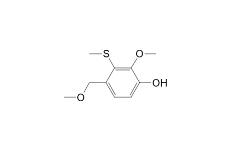 4-Hydroxy-3-methoxy-2-(methylthio)benzyl methyl ether