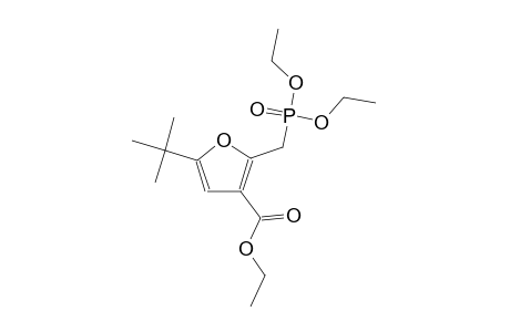 5-tert-Butyl-2-(diethoxyphosphorylmethyl)-3-furancarboxylic acid ethyl ester