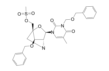 (1R,3R,4R,7R)-7-BENZYLOXY-3-[3-(BENZYLOXYMETHYL)-THYMIN-1-YL]-1-(METHYLSULFONYLOXYMETHYL)-2-OXA-5-AZABICYCLO-[2.2.1]-HEPTANE