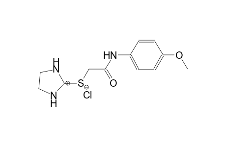 1-{[3-(4-methoxyphenyl)-2-oxopropyl]sulfanyl}cyclopentan-1-ylium chloride
