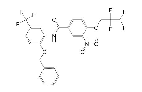 benzamide, 3-nitro-N-[2-(phenylmethoxy)-5-(trifluoromethyl)phenyl]-4-(2,2,3,3-tetrafluoropropoxy)-