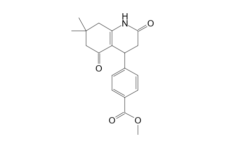 4-(2,5-diketo-7,7-dimethyl-3,4,6,8-tetrahydro-1H-quinolin-4-yl)benzoic acid methyl ester