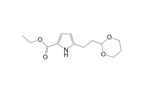 Ethyl 5-(2-(1,3-dioxan-2-yl)ethyl)-1H-pyrrole-2-carboxylate