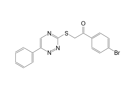 1-(4-bromophenyl)-2-[(6-phenyl-1,2,4-triazin-3-yl)sulfanyl]ethanone