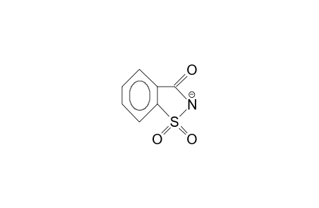 1,2-Benzisothiazolin-3-one 1,1-dioxide anion