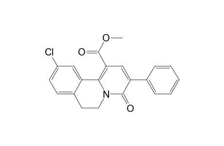 Methyl 10-chloro-6,7-dihydro-4-oxo-3-phenyl-4H-benzo[a]quinolizine-1-carboxylate
