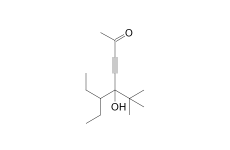 5-(tert-Butyl)-6-ethyl-5-hydroxyoct-3-yn-2-one