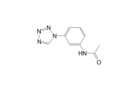 N-[3-(1H-tetraazol-1-yl)phenyl]acetamide