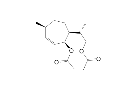 acetic acid [(1S,4S,7S)-7-[(1S)-2-acetoxy-1-methyl-ethyl]-4-methyl-1-cyclohept-2-enyl] ester