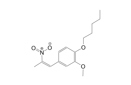 2-methoxy-4-[(1Z)-2-nitro-1-propenyl]-1-(pentyloxy)benzene
