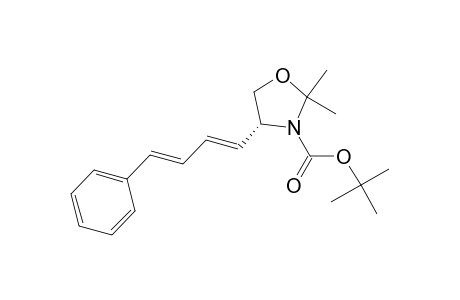 (R,E,E)-2,2-Dimethyl-3-(tert-butoxycarbonyl)-4-(4-phenyl-1,3-butadien-1-yl)oxazolidine