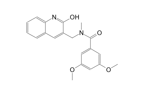 N-[(2-hydroxy-3-quinolinyl)methyl]-3,5-dimethoxy-N-methylbenzamide