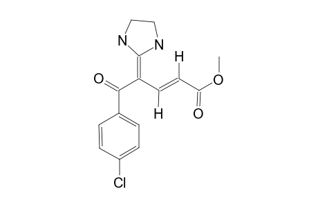 METHYL-4-[(4-CHLOROBENZOYL-2-IMIDAZOLIDINYLIDENE]-(E)-BUT-2-ENOATE
