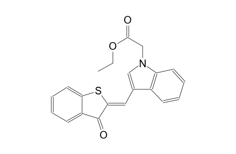 1H-indole-1-acetic acid, 3-[(Z)-(3-oxobenzo[b]thien-2(3H)-ylidene)methyl]-, ethyl ester