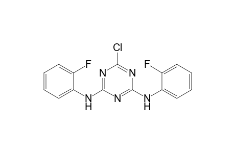 6-Chloro-N,N'-bis(2-fluorophenyl)-[1,3,5]triazine-2,4-diamine