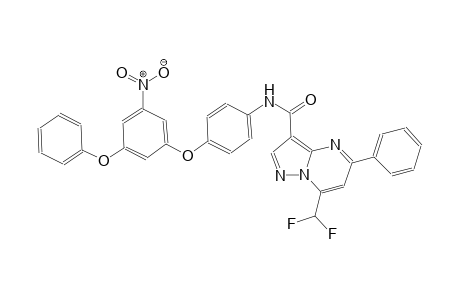 7-(difluoromethyl)-N-[4-(3-nitro-5-phenoxyphenoxy)phenyl]-5-phenylpyrazolo[1,5-a]pyrimidine-3-carboxamide