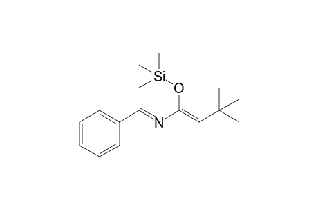 5,5-Dimethyl-1-phenyl-3-trimethylsilyloxy-2-aza-1,3-hexadiene