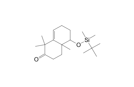 5-(tert-Butyldimethylsiloxy)-9-oxo-6,10,10-trimethylbicyclo[4.4.0]dec-1-ene