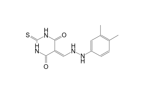 4,6(1H,5H)-pyrimidinedione, 5-[[2-(3,4-dimethylphenyl)hydrazino]methylene]dihydro-2-thioxo-